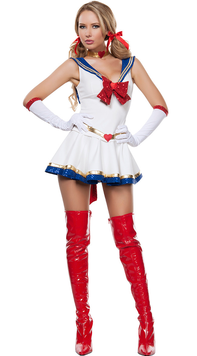 F66167 ANIME SAILOR HEROINE COSTUME